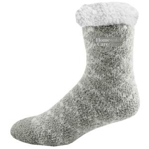 Sherpa Lined Long Fuzzy Feet Socks 