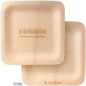 9 inch Bamboo Veneer Disposable Eco Plate