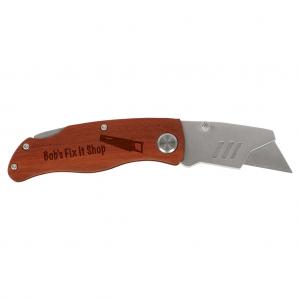 Executive 4&quot; Wood Handle Utility Knife
