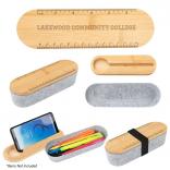 Recycled RPET Bamboo Pencil Box 