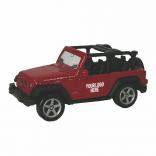 Jeep Wrangler in Red Die Cast Car 