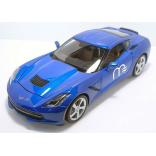 2014 C7 Blue Corvette Die Cast Car 