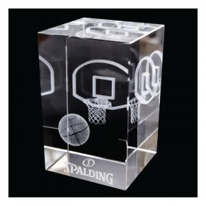 3D Crystal Basketball Graphic Block