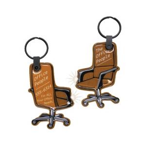 Office Chair Shaped Soft Touch Key Tag Light