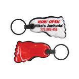 Foot Shaped Touch Key Tag Light