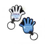 Hand Shaped Soft Touch Key Tag Light