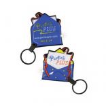 Party Invitation Shaped Soft Touch Key Tag Light