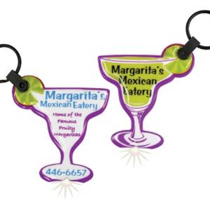 Margarita Glass Shaped Key Tag Light