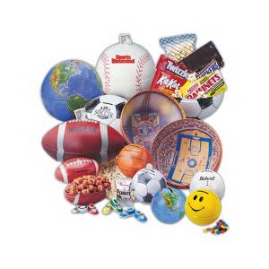 Sports, Globe, and Smile Face Candy Tins