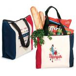 Red White & Blue Zip Tote Bags