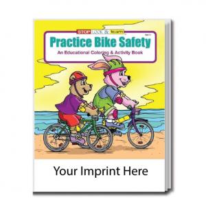 &quot;Practice Bike Safety&quot; Coloring Book