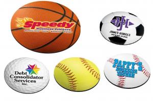 Four Color 9&quot; or 8&quot; Round Sports Ball Shaped Various Sports Mousepads