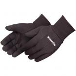 Custom Brown Jersey Work Gloves