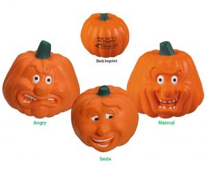Pumpkin Funny Face Stress Relievers