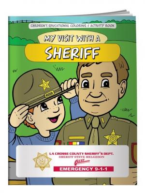 &quot;My Visit With a Sheriff&quot; Coloring Book