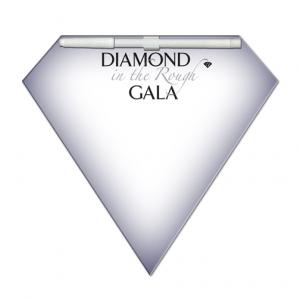Shaded Diamond Memo Board