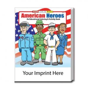 &quot;American Heroes&quot; Coloring Book
