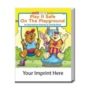 &quot;Play It Safe On The Playground&quot; Coloring Book
