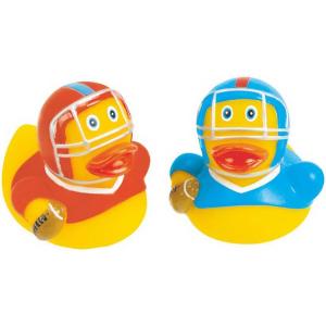 Mini Classic Football Rubber Duck