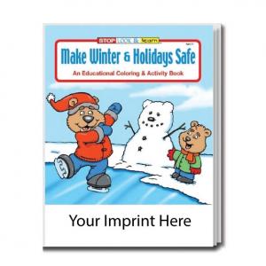 &quot;Make Winter And Holidays Safe&quot; Coloring Book