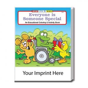 &quot;Everyone Is Someone Special&quot; Coloring Book