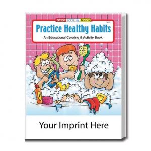 &quot;Practice Healthy Habits&quot; Coloring Book