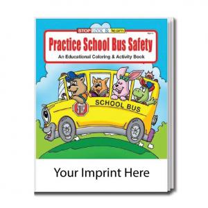 &quot;Practice School Bus Safety&quot; Coloring Book