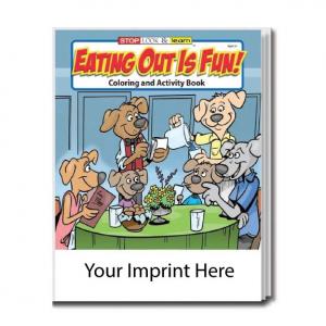 &quot;Eating Out Is Fun!&quot; Coloring Book