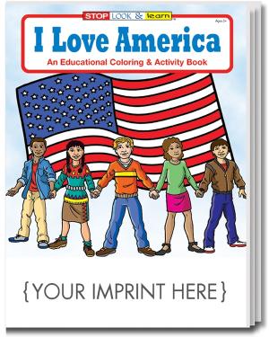 &quot;I Love America&quot; Coloring Book