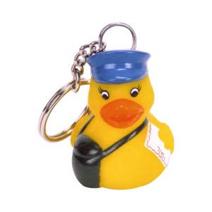 Mail Man Duck Keychain