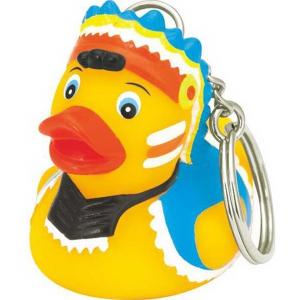 Indian Chief Duck Keychain