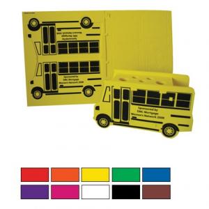 School Bus Shaped Pen and Pencil Caddy