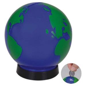 Earth  Globe Coin Bank