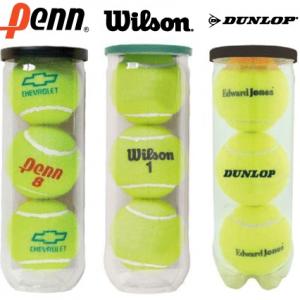Regulation Penn, Wilson, and Dunlop Championship Tennis Balls