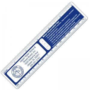 Water Conservation  Ruler with Printed Drip Holes