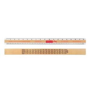 18&quot; Double Bevel Maple Ruler for Architects and Engineers