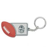 Rubber Football Shaped Keychain