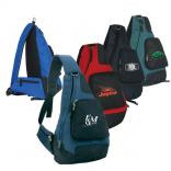 Polyester Sling Backpack W/ Zipper