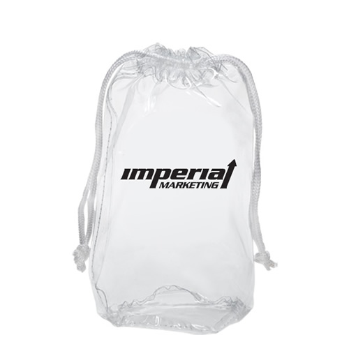Clear Tote Bag with Drawstring Handles
