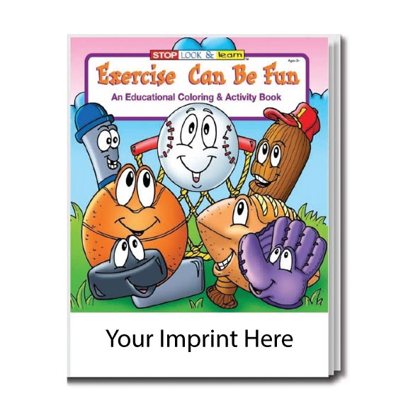&quot;Exercise Can Be Fun&quot; Coloring Book