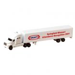 All Die Cast Conventional Sleeper Truck Replica with Trailer