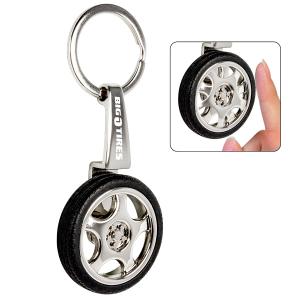 Spinning Tire Key Chain