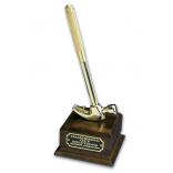 Wood Base 8 inch Gold Hammer Award