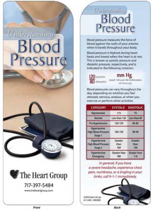 Blood Pressure Bookmark