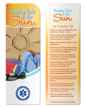 Staying Safe In The Sun Bookmark