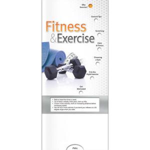 Fitness And Exercise Pocket Slide Chart 