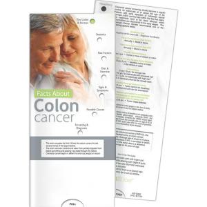 Facts On Colon Cancer Pocket Slide Chart