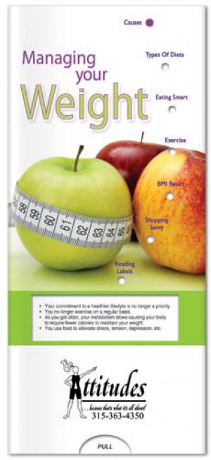 Managing Your Weight Pocket Slide Chart 