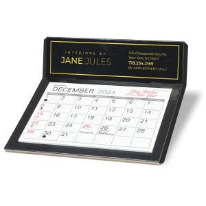 Black Desk Calendar