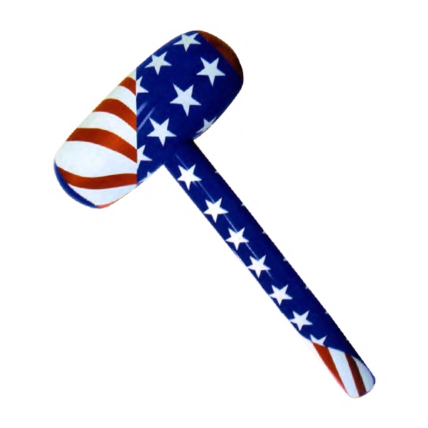 Promotional Logo Patriotic Inflatable Gavel Hammer